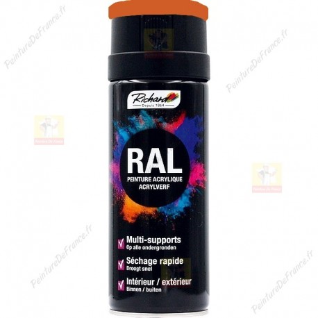 Aérosol RAL peinture acrylique RICHARD multi-supports 400 ml RAL 2010