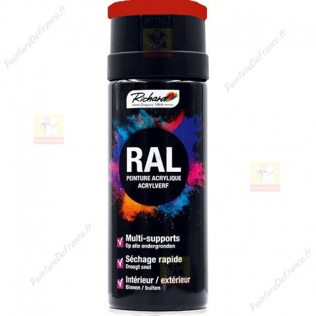 Aérosol RAL peinture acrylique RICHARD multi-supports 400 ml RAL 3020