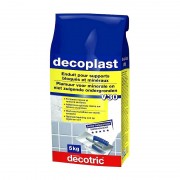 Enduit résiné dur DECOTRIC decoplast V30 résiste aux chocs sur murs et sol 5KG