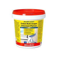 Enduit fibré int/ext DECOTRIC decofill instant Enduit Multi-Usages 1kg