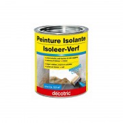 Peinture Isolante DECOTRIC anti-humidité, isole taches d’eau, nicotine, suie et tanin BLANC 750 ML