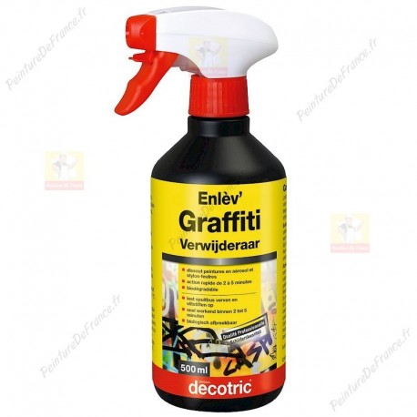 Spray Enlèv' Graffiti DECOTRIC dissout aérosol, feutre et stylo 500 ml