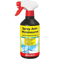 Spray Anti-Moisissures DECOTRIC élimine algues et bactéries tous supports 500 ml