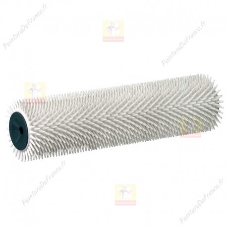  Rouleau debulleur à pointes rigide ROTA! picots en plastique pour débuller peintures, résine, ragréage et chape 250 mm