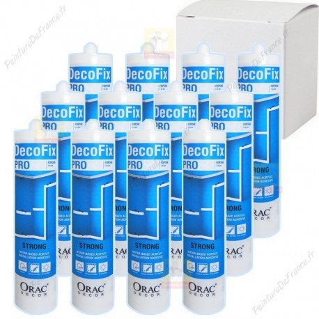 DecoFix PRO ORAC colle forte pour pose de moulure 310 ml (carton