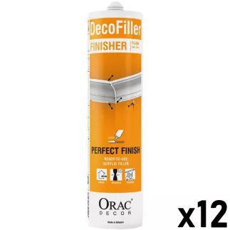 DecoFiller ORAC enduit léger joint de finition entre moulure 310 ml (carton x12)