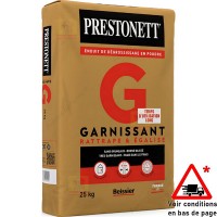 Enduit de lissage au rouleau en pate PRESTONETT 15 kg