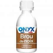 Brou de noix ONYX teinte et fonce le bois brut 190 ml