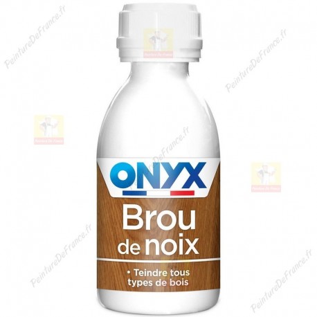 Brou de noix ONYX teinte et fonce le bois brut 190 ml