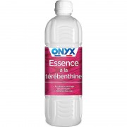 Essence de térébenthine ONYX dilue et accélère le temps de séchage des peintures 1L