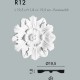 Rosace ORAC R12 détails dimensions