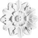 Rosace ORAC R12 Petite fleur décorative en polyuréthane pour des détails fins