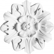 Rosace ORAC R12 Petite fleur décorative en polyuréthane pour des détails fins