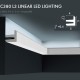 Corniche ORAC C380 L3 LINEAR LED LIGHTING moderne et angulaire L.2m