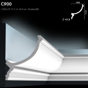 Corniche ORAC C900 éclairage indirect