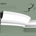 Corniche ORAC C901F Flexible sublime ornement ove pour un éclairage accueillant L.2m