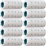 MICROSTAR12 petit rouleau peinture ROTA microfibre tissée aspect pommelé L.100 Poils 12 mm x10