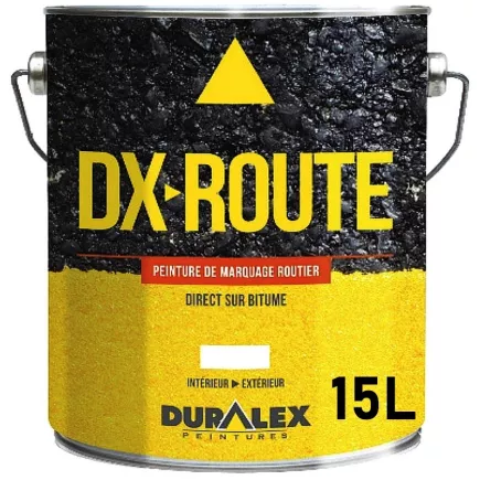 Peinture DURALEX DX ROUTE marquage routier super résistance à l’usure et séchage rapide