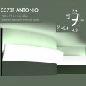 Corniche ORAC C373F Flexible ANTONIO profil d'éclairage moderne, indirect et flexible L.2m