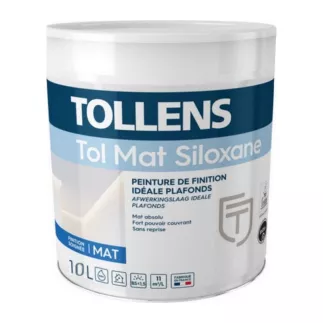 Peinture TOLLENS professionnelle Tol Mat Siloxane Mat Absolu