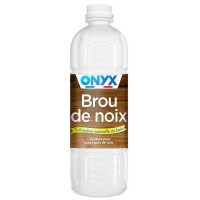 Brou de noix ONYX pour teinter et foncer le bois brut 1L