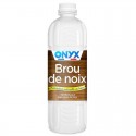 Brou de noix ONYX pour teinter et foncer le bois brut 1L