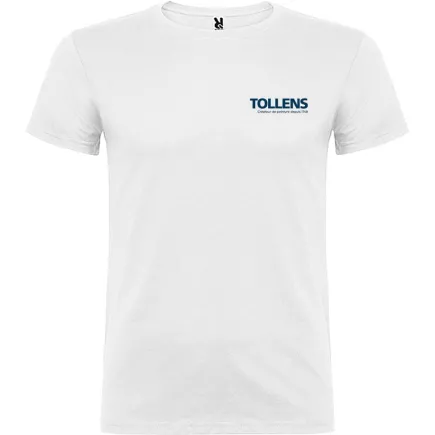 T-shirt manches courtes TOLLENS double épaisseur avec bande col et épaules - Lot x3