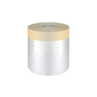Bâche de protection avec ruban de masquage peinture professionnel 3M PLASTO PRO