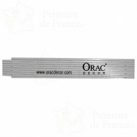 Règle pliante mesure au millimètre ORAC DECOR professionnelle 2 m