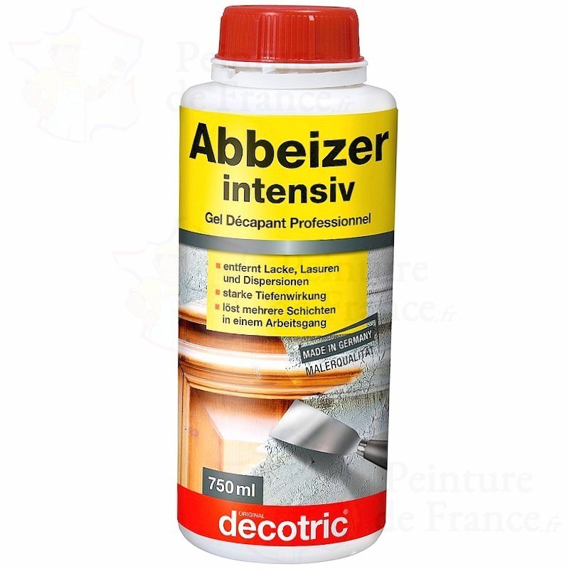 Décapant Gel professionnel 30 mm DECOTRIC décape plusieurs couches de  peintures à la fois 