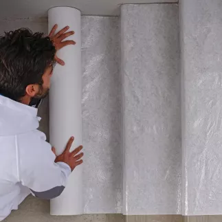 Bâche plastifiée DULYFIX auto-adhésive 1 x 25m - DULARY