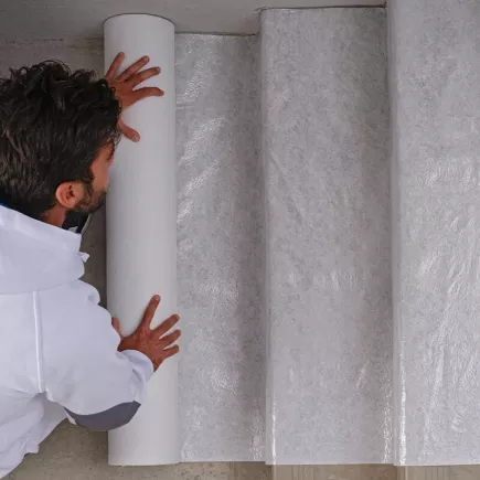 Bâche plastifiée DULYFIX auto-adhésive 1 x 25m - DULARY