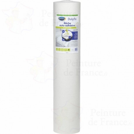 Bâche plastifiée DULYFIX auto-adhésive 1300 microns 1x25m