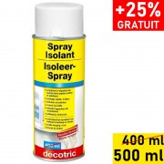 Spray isolant DECOTRIC neutralise taches d'humidité, nicotine ... blanc MAXI FORMAT