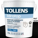 Peinture TOLLENS professionnelle Idrotop Mat NOIR