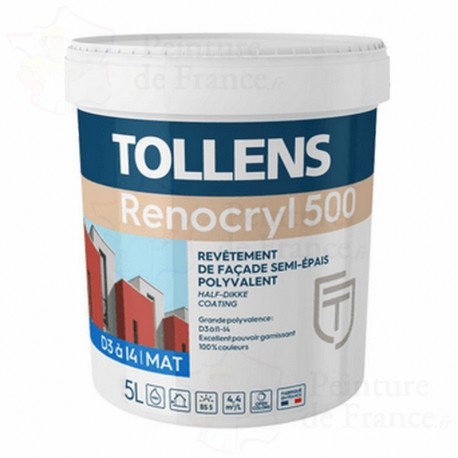 Revêtement semi-épais TOLLENS Rénocryl 500 5L