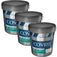 Peinture de qualité supérieure GUITTET Covryl Mat Siloxané 15L (pack de 3)