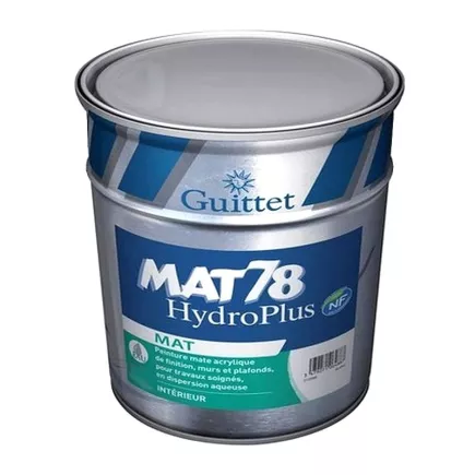 Peinture professionnelle GUITTET Mat 78 HydroPlus