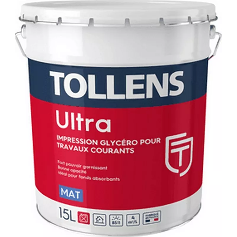 Peinture TOLLENS professionnelle Ultra Mat & Impression Peinture TOLLENS professionnelle Ultra Mat & Impression