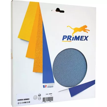 Disques abrasifs PRIMEX GW850 AIRMEX qualité supérieure auto fixant diam. D150 (étui de 10)