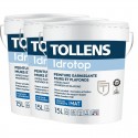 Pack de 3 peintures TOLLENS Idrotop Mat BLANC 15L