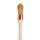 Brosse à rechampir manche bois brut avec virole acier-cuivré et soies 4