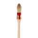 Brosse à rechampir professionnelle manche bois ficelle rouge et soies naturelles 2