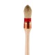 Brosse à rechampir professionnelle manche bois ficelle rouge et soies naturelles 6