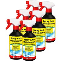 6 spray anti-moisissures DECOTRIC élimine champignon, bactéries, tous types de surface 500 ml
