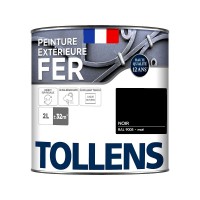 Peinture antirouille TOLLENS extérieure spécial FER NOIR MAT 2L