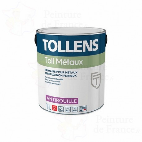 Primaire antirouille TOLLENS professionnelle Toll Métaux, protéger vos surfaces métalliques