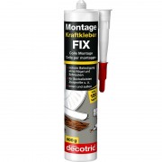Colle de montage polyvalente DECOTRIC Fixation Forte, étanche et à séchage Rapide pour Bois, Céramique, Métal 280 ml 400g