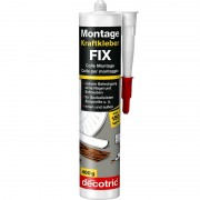 Colle de montage polyvalente DECOTRIC Fixation Forte, étanche et à séchage Rapide pour Bois, Céramique, Métal 400g