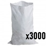Sac à gravats tissé réutilisable, résistant aux déchirures 60 kg (vendu par 3000 sacs)